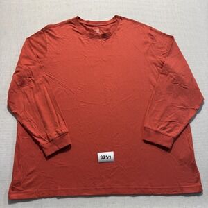 HB Long Sleeve T-Shirt Mens 2XL Burnt Orange  New wihout Tags